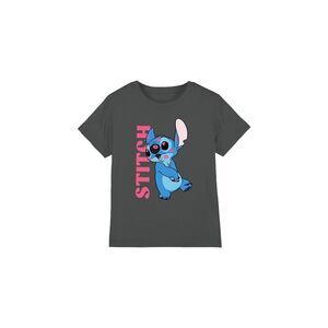 Lilo & Stitch Childrens/Kids Covered In Kisses T-Shirt / Charcoal